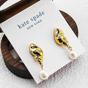 Kate Spade Pearl Pendant Stud Earrings